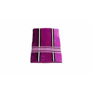 Ręcznik tęczowy - 50x100 fioletowy obraz