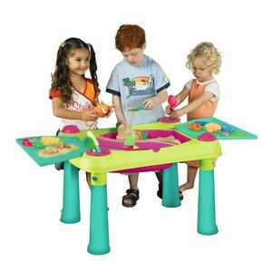 Stół dziecięcy Keter Creative Fun Table zielony/fioletowy obraz