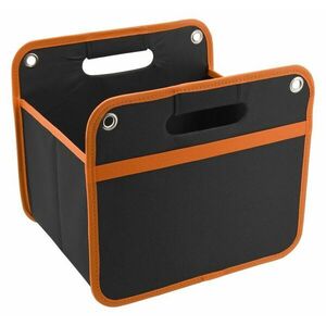 Organizer do bagażnika - 32 x 29 cm, czarno-pomarańczowy obraz