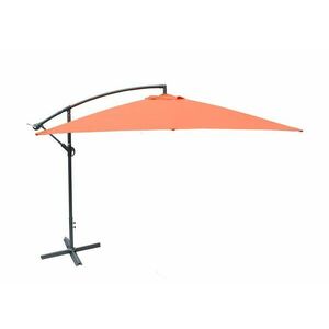 Metalowy parasol 270 cm - terracota obraz