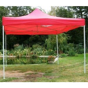 Namiot ogrodowy CLASSIC nożycowy 3 x 3 m - czerwony obraz