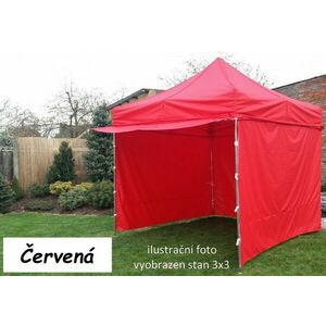 Namiot ogrodowy PROFI STEEL 3 x 6 czerwony obraz