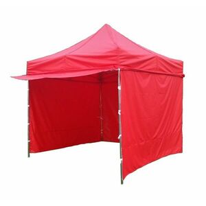 Namiot ogrodowy PROFI STEEL 3 x 3 - czerwony obraz