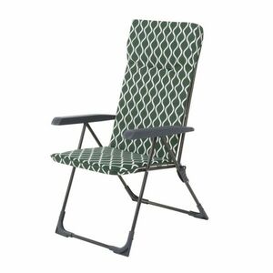 Krzesło ogrodowe kempingowe TORINO metalowe, zielone obraz