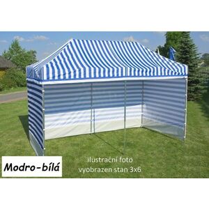 Namiot ogrodowy PROFI STEEL 3 x 6 - niebiesko-biały obraz