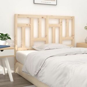 vidaXL Wezgłowie łóżka, 185, 5x4x100 cm, lite drewno sosnowe obraz