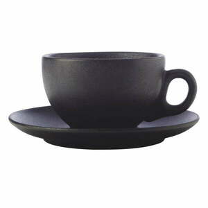 Czarna ceramiczna filiżanka do cappuccino 250 ml Caviar – Maxwell & Williams obraz
