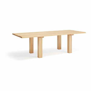 Stół z blatem z drewna sosnowego 100x260 cm Banda – Teulat obraz