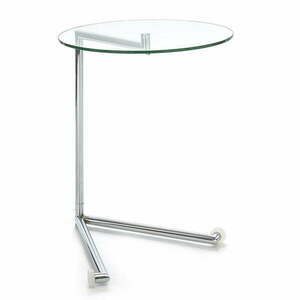 Okrągły stolik ze szklanym blatem 46x51 cm Hardy – Tomasucci obraz