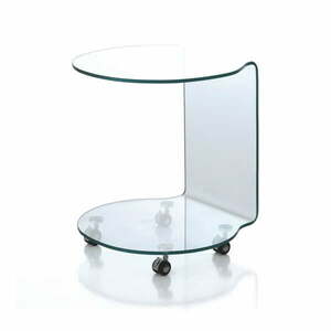 Szklany okrągły stolik ø 50 cm Move – Tomasucci obraz