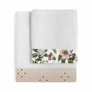 Zestaw 2 bawełnianych ręczników Happy Friday Basic Blooming obraz