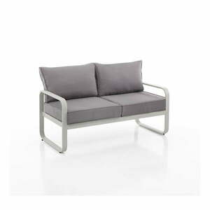 Szara aluminiowa sofa ogrodowa Ischia – Tomasucci obraz