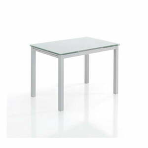 Rozkładany stół ze szklanym blatem 70x110 cm Fast – Tomasucci obraz