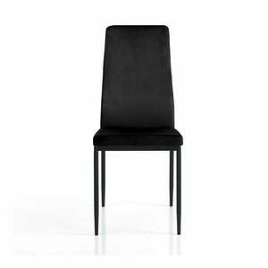 Czarne krzesła zestaw 2 szt. z aksamitu Fefè – Tomasucci obraz