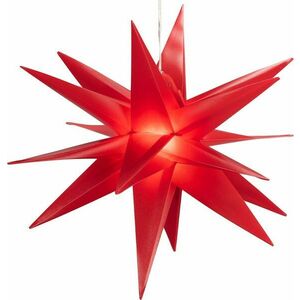 Dekoracja świąteczna - 10 diod LED, 35 cm, czerwona obraz