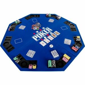 Składana mata do pokera - niebieska obraz