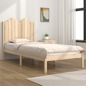 vidaXL Rama łóżka, lite drewno sosnowe, 75x190 cm, pojedyncza obraz
