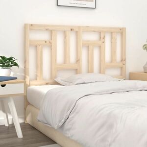 vidaXL Wezgłowie łóżka, 145, 5x4x100 cm, lite drewno sosnowe obraz