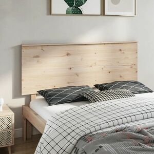 vidaXL Wezgłowie łóżka, 164x6x82, 5 cm, lite drewno sosnowe obraz