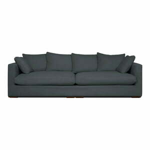 Szara sztruksowa sofa 266 cm Comfy – Scandic obraz