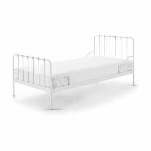 Białe metalowe łóżko dziecięce Vipack Alice, 90x200 cm obraz