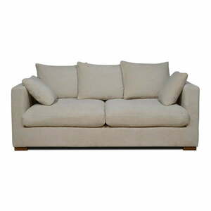 Beżowa sztruksowa sofa 175 cm Comfy – Scandic obraz