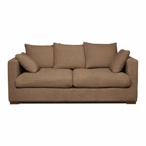 Jasnobrązowa sztruksowa sofa 175 cm Comfy – Scandic obraz