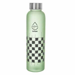 Zielona szklana butelka 600 ml Šachovnice – Orion obraz