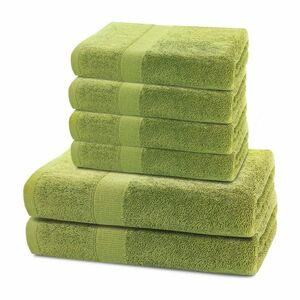 DecoKing Komplet ręczników Marina zielony, 4 szt. 50 x 100 cm, 2 szt. 70 x 140 cm obraz