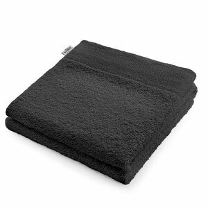 AmeliaHome Ręcznik Amari ciemnoszary, 30 x 50 cm, 30 x 50 cm obraz