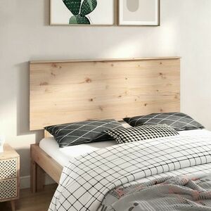 vidaXL Wezgłowie łóżka, 154x6x82, 5 cm, lite drewno sosnowe obraz