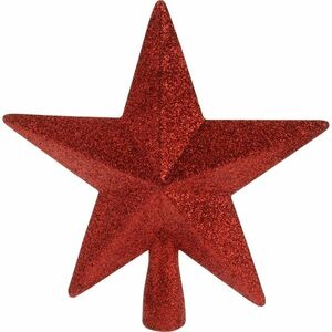 Bożonarodzeniowy szpic na choinkę gwiazda Oliveri czerwony, 19 x 5 cm obraz