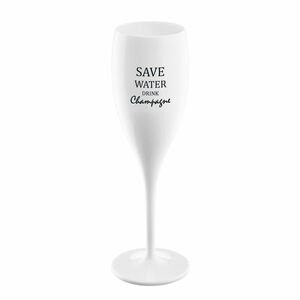 Koziol Kieliszek z napisem Save water drink champagne obraz