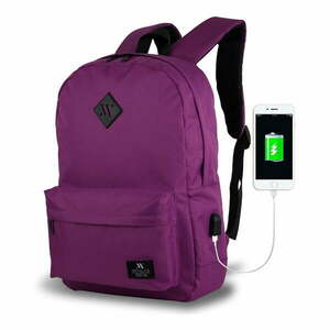 Fioletowy plecak z portem USB My Valice SPECTA Smart Bag obraz
