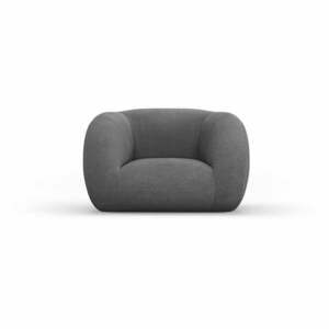 Szary fotel z materiału bouclé Essen – Cosmopolitan Design obraz