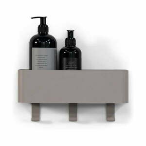 Jasnoszara ścienna stalowa półka łazienkowa Multi – Spinder Design obraz