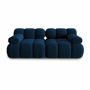 Niebieska aksamitna sofa 188 cm Bellis – Micadoni Home obraz