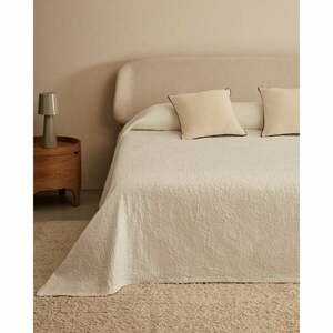 Biała bawełniana narzuta na łóżko dwuosobowe 240x260 cm Marimurtra – Kave Home obraz
