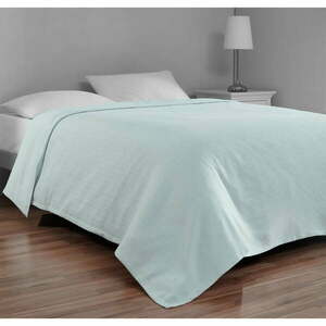Miętowa bawełniana narzuta na łóżko dwuosobowe 200x230 cm Serenity – Mijolnir obraz