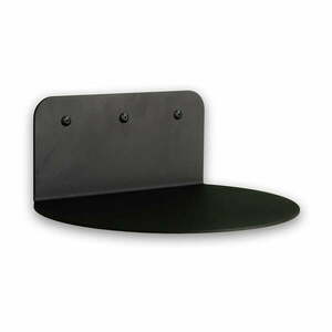 Czarna metalowa półka 30 cm Flex – Spinder Design obraz