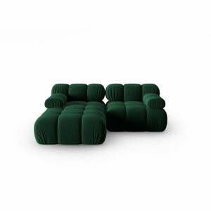 Zielona aksamitna sofa 191 cm Bellis – Micadoni Home obraz