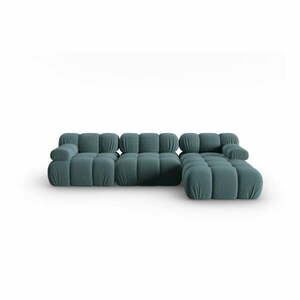 Morska aksamitna sofa 285 cm Bellis – Micadoni Home obraz