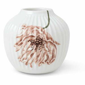 Biały porcelanowy wazon Kähler Design Poppy, wys. 13 cm obraz