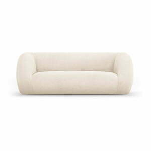 Kremowa sofa z materiału bouclé 210 cm Essen – Cosmopolitan Design obraz