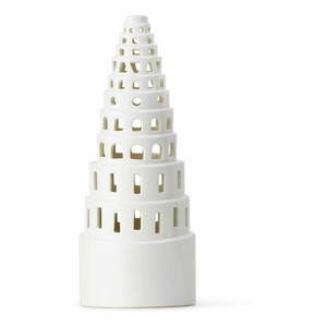 Biały ceramiczny świecznik świąteczny Kähler Design Lighthouse, ø 9 cm obraz