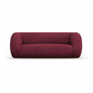 Bordowa sofa z materiału bouclé 210 cm Essen – Cosmopolitan Design obraz