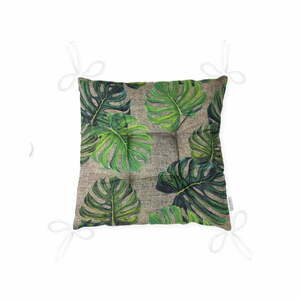 Poduszka na krzesło Minimalist Cushion Covers Green Banana Leaves, 40x40 cm obraz