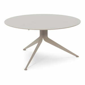 Szarobeżowy metalowy okrągły stolik ø 76 cm Daley – Spinder Design obraz