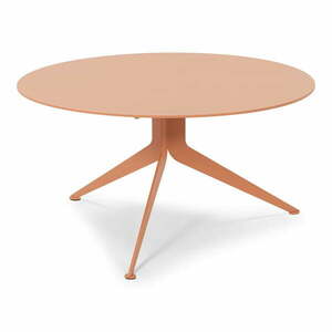 Łososiowy metalowy okrągły stolik ø 78 cm Daley – Spinder Design obraz