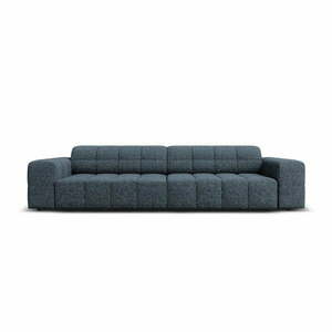 Niebieska sofa 244 cm Chicago – Cosmopolitan Design obraz